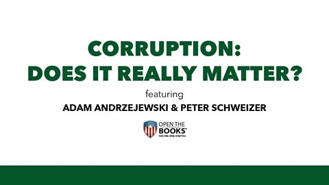 Corruption: Does it Really Matter?