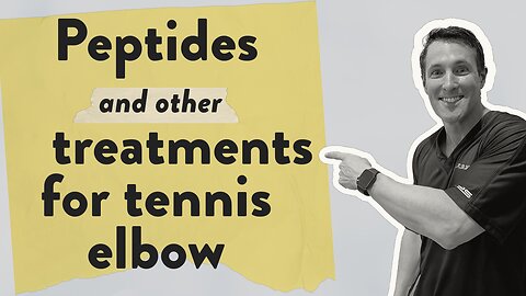 Peptides and other treatments for tennis elbow