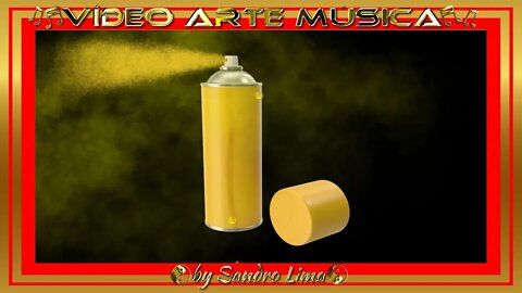 PROJETO GRÁTIS : “3D de uma lata de tinta spray amarela” || MÚSICA: “Espalhe Amarelo Pelo Mundo”