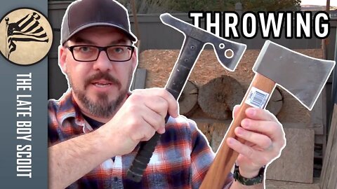 Ultimate Axe Throwing Target, and All The Stuff I Throw at it.