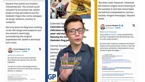 Victor Reacts: 12-Year-Old Kicked Out of Class Over Gadsden Flag!