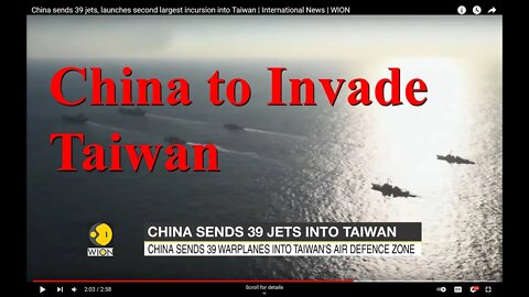 CHINA WILL INVADE TAIWAN !