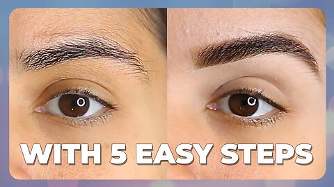 HOW TO: EYEBROW TUTORIAL WITHOUT TRIMMING FOR BEGINNERS | RENATA FIGUEIREDO