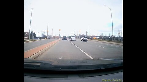 Crazy Left Turn In Brampton