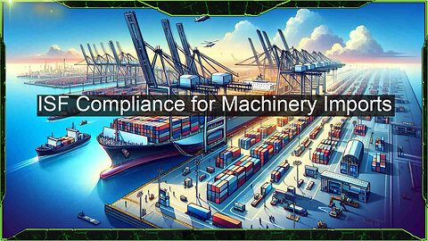 Demystifying ISF Filing: Requirements for Machinery and Equipment Imports