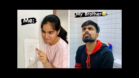 Fun With Brother 😂😝 - Tiktok Comedy Video - Funny Instagram Reel #priyalkukreja #shorts #ytshorts