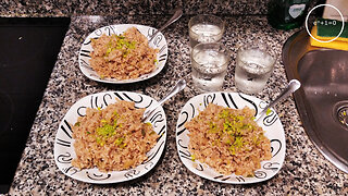 spicy soy sauce fried rice with celery · dialectical veganism of spring +10ME 001