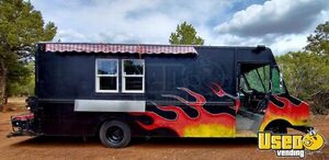 Fully-Loaded Utilimaster Diesel Step Van Kitchen Food Truck with Pro-Fire for Sale in Arizona