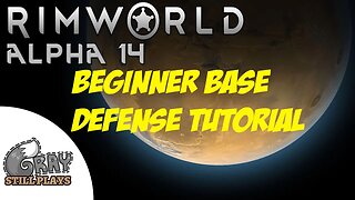Rimworld Alpha 14 Tips Tutorial | Beginner Base Defense Guide, Bunker Layout, Cover, Deadfall Traps