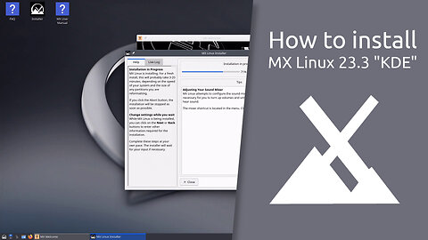 How to install MX Linux 23.3 KDE