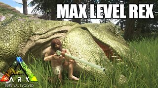 I Tamed A MAX Level REX!!!! | ep 15 ARK OFFICIAL Fjordur