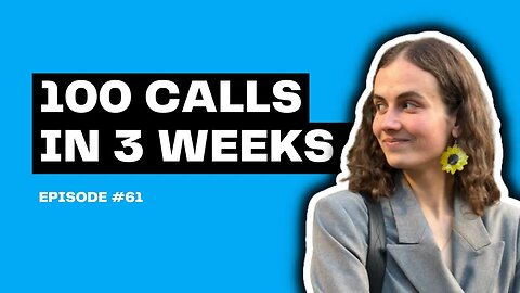 E61: She Did 100 Calls in 3 Weeks - Jane Davydiuk