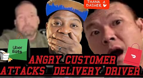 Angry Customer Attacks Delivery Driver