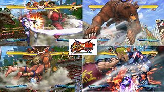 Street Fighter X Tekken: All characters special super arts and cross arts