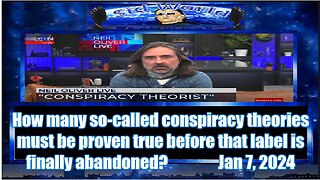 How many so-called conspiracy theories must be proven true before that label is finally abandoned