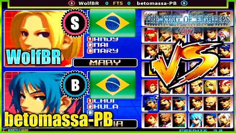 The King of Fighters 2002 (WolfBR Vs. betomassa-PB) [Brazil Vs. Brazil]