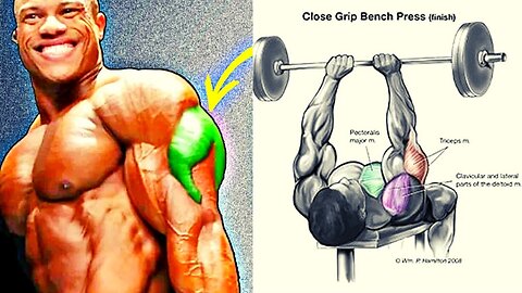 Tricep workout at gym