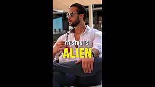 Tristan Tate as an alien