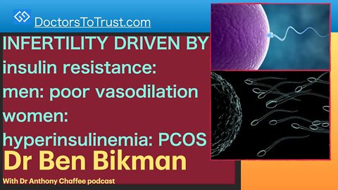 BEN BIKMAN 1 | INFERTILITY: insulin resistance: poor vasodilation women: hyperinsulinemia: PCOS