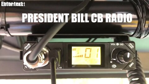 President Bill CB Radio on 2 foot antenna
