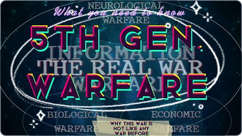 5th Generation Warfare, why the current war is not like any other war in history