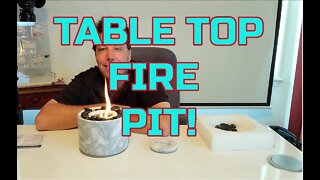 LOVE! KUTON Table Top Indoor Outdoor Personal Fire Pit