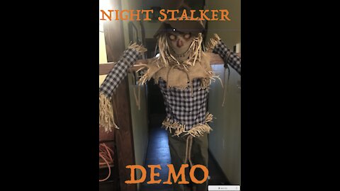 Spirit Halloween 2021 Night stalker demo