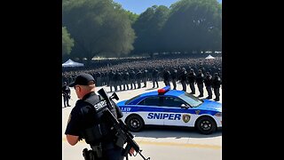 Snipers and Law Enforcement setting up Before Rally Shooting.