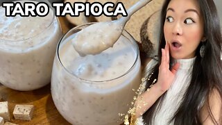 Taro Tapioca or Taro Sago Dessert Recipe with Coconut Milk (芋頭西米露) Taro Soup | Rack of Lam