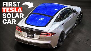 Tesla's INSANE PLAN To Create Solar Powered Cars!