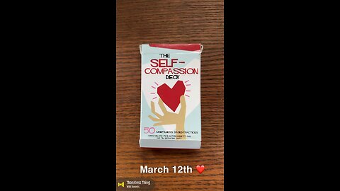 3/12/23 card: self-compassion