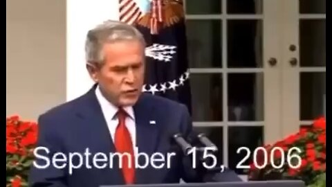 George HW Bush admits to explosives during the 9/11 attacks