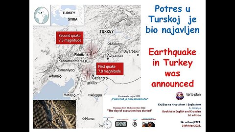 Potres u Turskoj je bio najavljen - Earthquake in Turkey was announced 2023