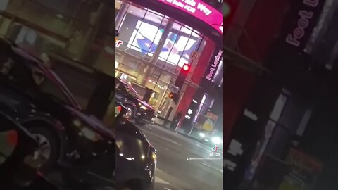 Guy Spits Fire On Hollywood Boulevard