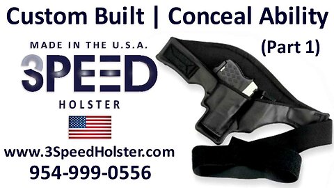 Holster Details (Part 1) Custom Built - Conceal Ability | 3 Speed Holster
