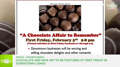 Chocolate and new art to be featured at First Friday in downtown Camas