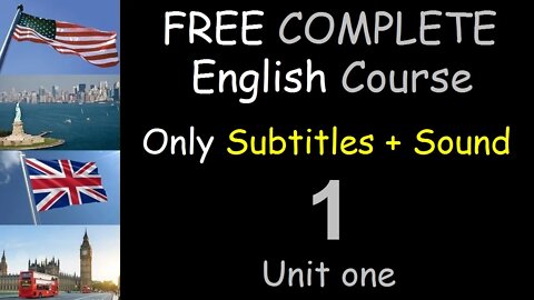 Learn English Easily - Lesson 01 - FREE and COMPLETE English Course for the Whole World