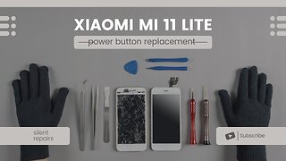 Xiaomi Mi 11 Lite | Power button replacement | Repair video