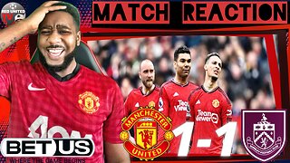 MANCHESTER UNITED 1-1 BURNLEY | FAN REACTION | Premier League Ivorian Spice Reacts