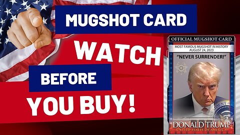 [2024] REVIEW TRUMP MUGSHOT TRADING CARD🔥Trump Mugshot Trading Card🔥- Donald Trump Mugshot