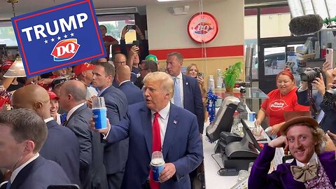 Donald Trump at Dairy Queen - Pure Imagination A.I. Commercial (Parody)