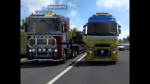 Ukrainian Logistic Company / Конвой з BarPorki та ROCKY / Euro Truck Ssmulator 2