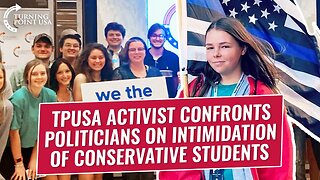 TPUSA Activist Confronts Politicians On Intimidation Of Conservative Students