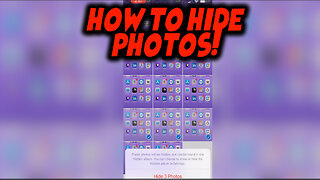 How to Hide Photos on Iphone