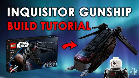 Instructions for GUNSHIP Alternative Build for the Lego Star Wars Inquisitor Transport Scythe 75336
