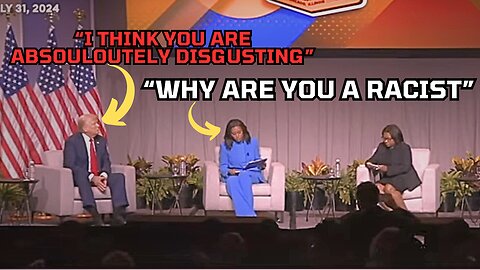 Trump EMBARASSED Black Journalist With Horrible Attitude On Stage