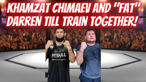 Khamzat Chimaev TRAINS with "FAT" Darren Till | Khamzat Says he will SMESH Gilbert Burns