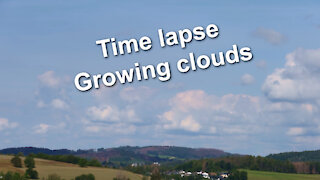 Time lapse - Growing clouds - Recorded by Canon PowerShot G7X Mark III