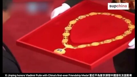 Xi Jinping honors Vladimir Putin with China’s first-ever Friendship Medal