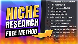 🤑100% FREE EVERGREEN Niche Research Method!